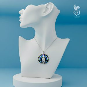 The Bastion Bloom Peacock Pendant